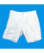 Porter &amp; Ash Men&#39;s Brown 100% Linen Chino Pocket Light Weight Shorts Siz... - €14,92 EUR