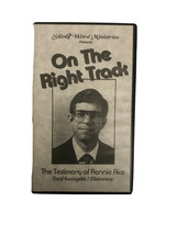 Silent Ministries On The Right Track VHS 2000-Testimony Ron Rice Deaf Ev... - $445.90