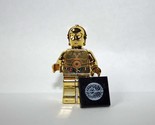 C3PO Droid gold chrome Star Wars Custom Minifigures - $6.40