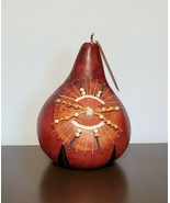 Artist Tim Drover McConnellsburg, Pa Rustic Beaded &amp; String Design Gourd... - £23.32 GBP