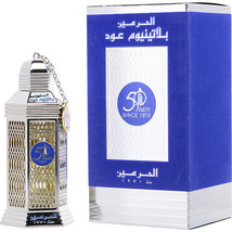 AL HARAMAIN 50 YEARS PLATINUM OUD by Al Haramain EAU DE PARFUM SPRAY 3.3 OZ - $82.50