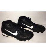 Nike™-Athletic Cleats -#021202-Boys/Youth Sz 5.5Y-BLK/WHT-CLEANED-SHIPS ... - $747.29 MXN