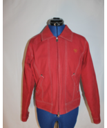 Ariat Jacket  Womens Small Red Softshell Full Zip Quilted Liner - $33.87
