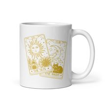 Boho Sun Moon Tarot Card Celestial Coffee Tea Mug Solar Eclipse 2024 - £7.98 GBP+