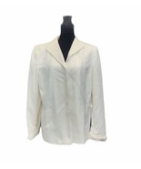 Elegant Judith Hart Blazer Button Down Size 16 Cream NWT  $88.00 Tag - $706.86 MXN