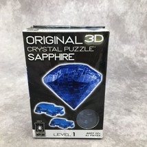 BePuzzled Original 3D Crystal Puzzle Level 1 Sapphire - £11.49 GBP