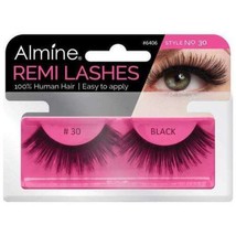 Almine 100% Remi Human Hair Eyelashes - Lightweight - Easy Application - *#30* - £1.96 GBP