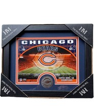 CHICAGO BEARS 11&quot;x9&quot; Photo Frame w/Custom Print and A Minted Medallion Coin - $20.99