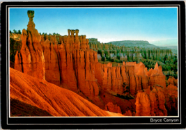 Postcard  Utah Rock Glow Bryce Canyon National Park Thor&#39;s Hammer Osiris Temple - £4.68 GBP