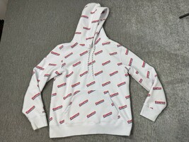 Costco Hoodie Mens S Womens M Unisex All Over Print Logo Pullover Sweats... - $565.19 MXN