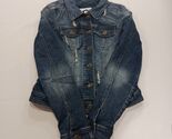 G by Guess Women's Blue Denim Distressed Long Sleeves Jacket Pockets Siz... - $24.74
