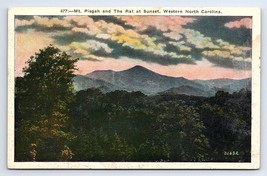 Postcard Mt. Pisgah And The Rat At Sunset Near Brevard Western North Carolina - £4.97 GBP