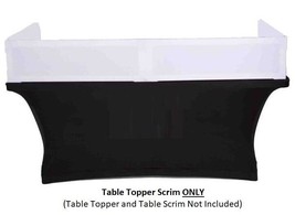 Scrim King TTP401-RS-W | Replacement Scrim for Table Top Facade (White) - £40.84 GBP