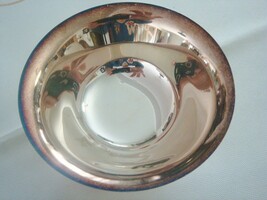 Towle silverplate footed bowl 4 1/2&quot; original - $34.65