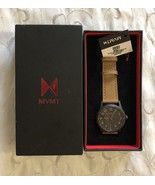  MVMT Trek 41mm Black Tan Mesh Band Watch - £79.89 GBP