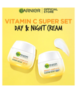 Set Garnier Bright Skin Complete Serum SPF30 PA+++ Day Night Sleeping Ma... - $47.40
