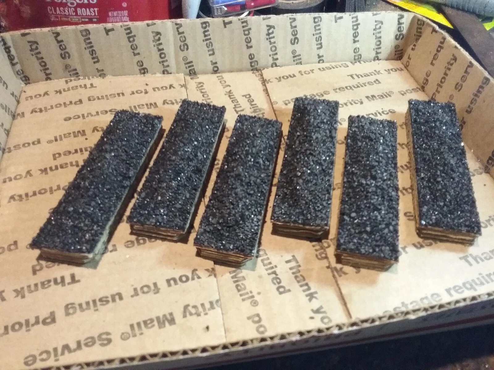 HO scale coal loads for Model Power 36 ft twin bay hoppers - Handmade Se... - $138.21 MXN