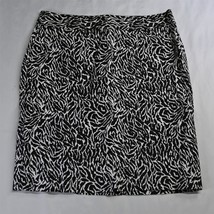 LOFT 12 Brown Pattern Zip Womens Straight Pencil Skirt - £11.73 GBP