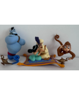 Lot of 3 Disney Aladdin Ornaments By Enesco Magic Carpet Ride Genie Jasm... - $62.50 CAD