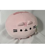 Pink 11&quot; Round Squisheen Pusheen Plush New with tags Adorable Cat stuffe... - £18.35 GBP