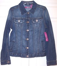 NWT Epic Threads Girl&#39;s Distressed Denim Jean Jacket, Small - $12.99