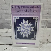COZY PATTERN ORIGINAL Quilt Pattern Wall Hanging - DIAMOND Cluster- 50”x... - £7.77 GBP