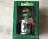 NIB Vintage Sesame Street &quot;Oscar The Grouch&quot; Holiday Ornament By Gibson ... - $32.25