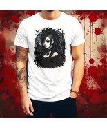 Gothic Punk Anime Girl T-Shirt | Alt Raven Cros T-Shirt Sizes L-3X | 100... - $18.80+