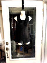L&#39;AGENCE Black 100% Silk Amber Beads Sheer Front Sleeveless Tank Top Wom... - $514.66 MXN