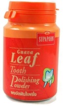 2 pc x 90g Supaporn Tooth Polishing Powder Herb Natural Toothpaste guava... - $12.87