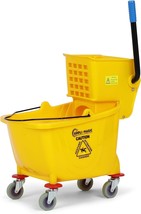 Simpli-Magic 79358 Commercial Mop Bucket with Side Press Wringer, 26 Quart, - $1,744.57 MXN