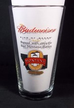 Budweiser pint glass King of Beers Montana - £7.42 GBP