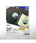 Avery 3279 Iron On Ink Jet T Shirt Transfers 5 Sheets DARK 8.5&quot; x 11&quot; SE... - €11,93 EUR