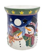 Yankee Candle Winter Scene with Snowmen Tart Warmer Christmas Home Fragr... - £15.63 GBP