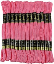 Anchor Stranded Cotton Threads Cross Stitch Sewing Hand Embroidery Thread Pink - £9.97 GBP