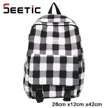 SEETIC Waterproof Backpack Women Cute Schoolbag Shoulder Bag Large Capacity Teen - £32.21 GBP