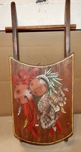 Christmas Sled Homemade Hand Painted By ML Worden 18&quot; x 8&quot; Wooden Decor ... - $48.99