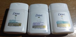 Dove - (5) Dove Travel Size 1 Shampoo, 1 Conditioner, 1 Body Lotion - £1.37 GBP