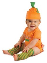 Rubie&#39;s Costume Baby Pumpkin Bodysuit, Green/Orange, 6-9 Months Costume - £11.95 GBP