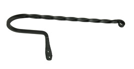 Hand Forged Wrought Iron Wall Mounted Paper Towel Holder Primitive Decor - $39.59