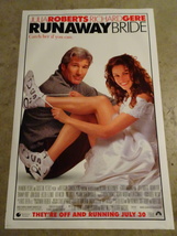 Runaway Bride - Movie Poster With Julia Roberts And Richard Gere - £16.41 GBP