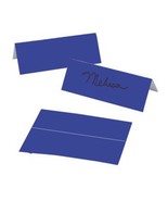 24 BLUE Place Cards Regular Size Card stock All Occasion Wedding Birthday - $6.81 CAD