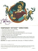 Ant Lucia Art SIGNED Wonder Woman Bombshells DC Comics Promo Temporary T... - $7.91