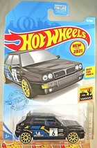 2021 Hot Wheels #51 Baja Blazers 6/10 Lancia Delta Integrale Black w/Yellow 10Sp - $7.45