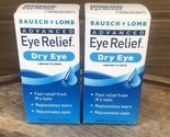 2 Pk: Bausch &amp; Lomb Advanced Dry Eye Relief Lubricant Drops EXP 9/24+ - £11.01 GBP