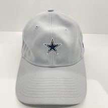 New Era Dallas Cowboys 9Fifty Gray Adjustable Snapback Hat Cap herzog logo side - £7.78 GBP