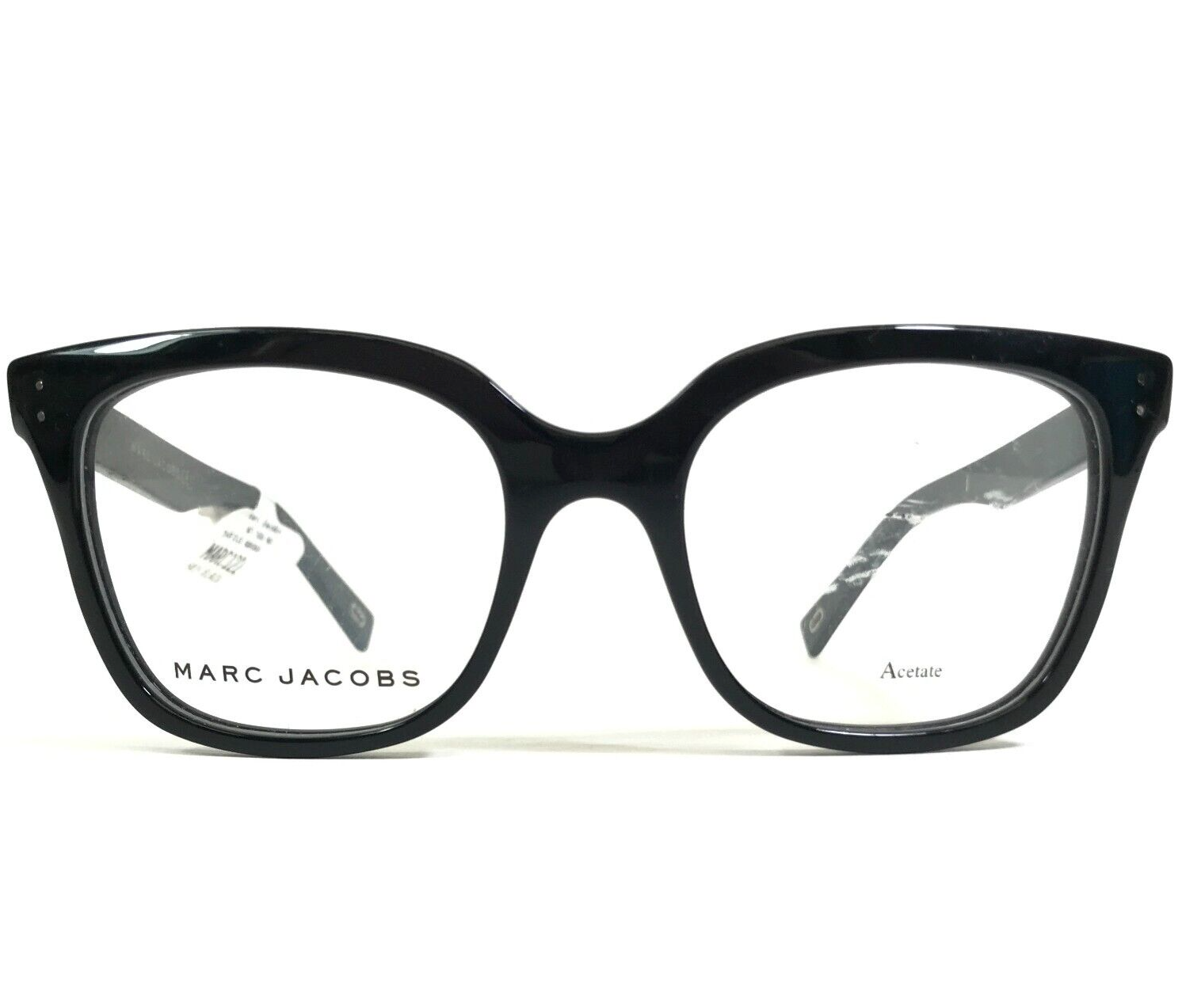 Primary image for Marc Jacobs Eyeglasses Frames 122 807 Black Square Full Rim 50-19-140