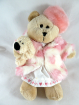 2006 Starbucks Bearista Bear 10&quot; plush stuffed animal 46th Ed. pink with... - $278.56 MXN
