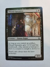 MTG Magic The Gathering Card Dhund Operative Creature Human Rogue Black Kaladesh - $7.68