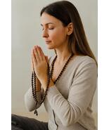 Cultivated Hainan Golden Star Agarwood 108 Mala Bracelet SL474 - $560.00